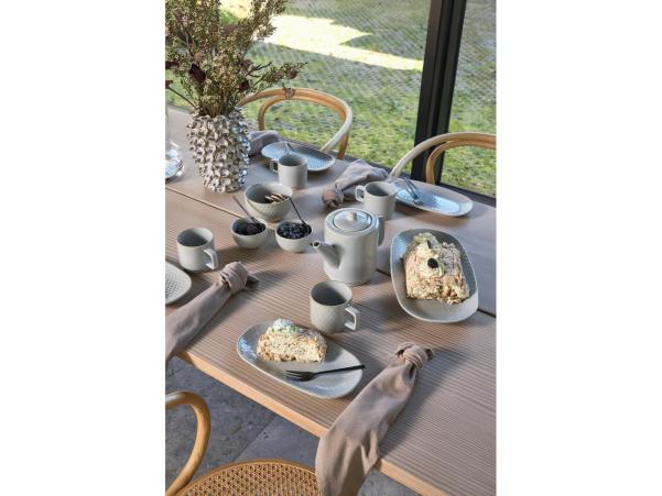 BITZ Villa Collection Elstra Serving Dish 35.5 X 18.8 X 3.5 Cm Light Blue