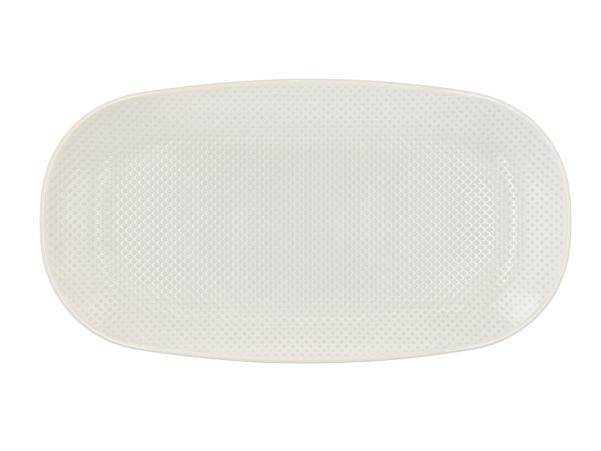 BITZ Villa Collection Elstra Serving Dish 35.5 X 18.8 X 3.5 Cm Offwhite