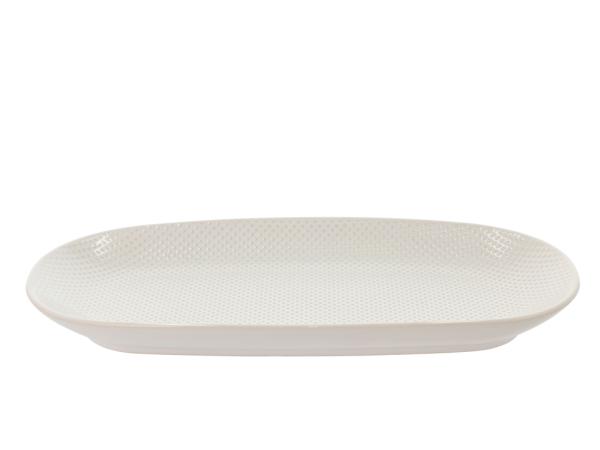 BITZ Villa Collection Elstra Serving dish 35.5 x 18.8 x 3.5 cm Offwhite