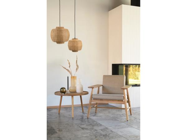 BITZ Villa Collection Elv Candlestick Dia 8.5 X 8 Cm Offwhite