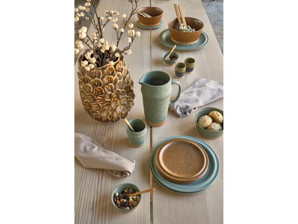BITZ Villa Collection Evig Dinner Plate Dia 26 X 1.5 Cm 2 Pcs Green