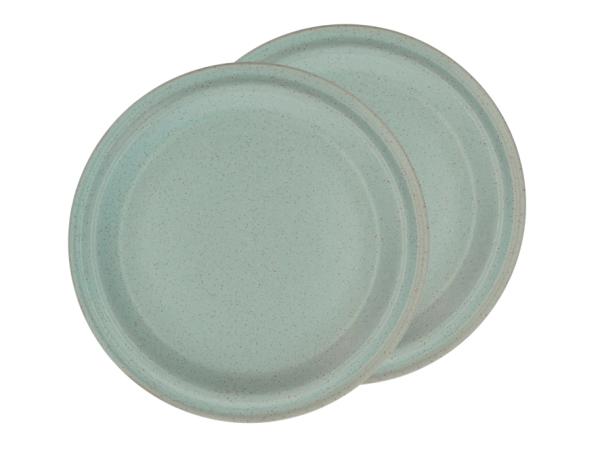 BITZ Villa Collection Evig Dinner plate Dia 26 x 1.5 cm 2 pcs Green