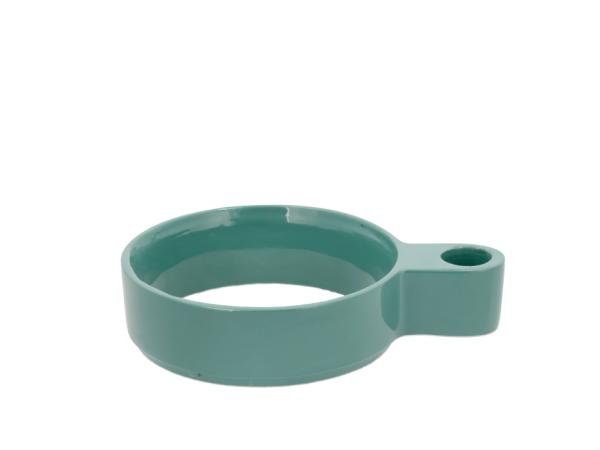 BITZ Villa Collection Halo Candlestick 16 x 12 x 3.6 cm Blue