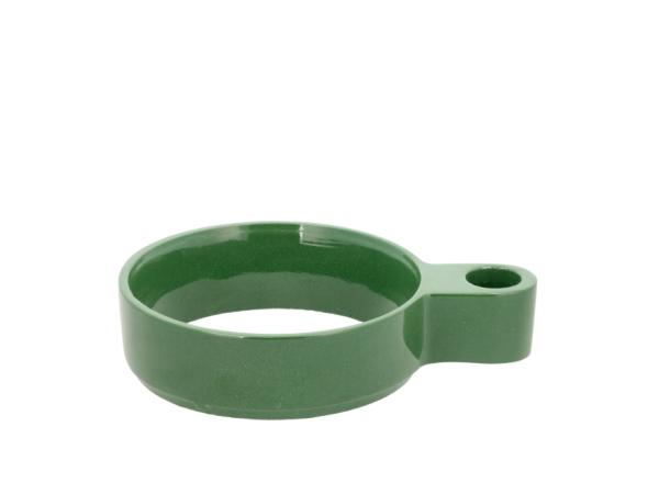 BITZ Villa Collection Halo Candlestick 16 x 12 x 3.6 cm Green