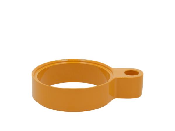 BITZ Villa Collection Halo Candlestick 16 x 12 x 3.6 cm Amber