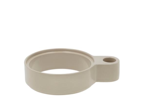 BITZ Villa Collection Halo Candlestick 16 x 12 x 3.6 cm Sand
