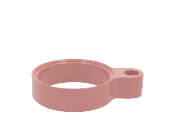 BITZ Villa Collection Halo Candlestick 16 x 12 x 3.6 cm Rose