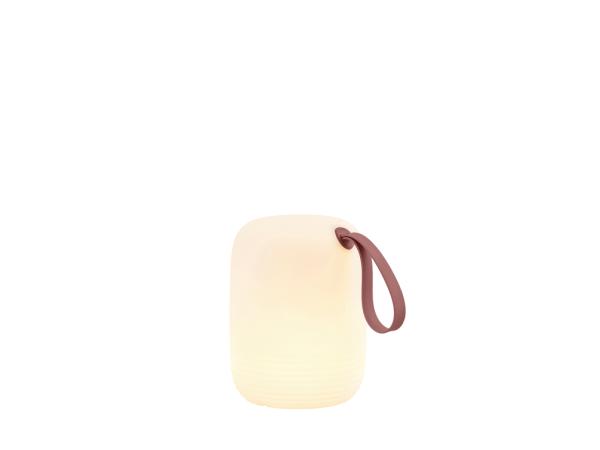 BITZ Villa Collection Hav Lounge lamp Dia 12.5 x 15.5 cm White/Red