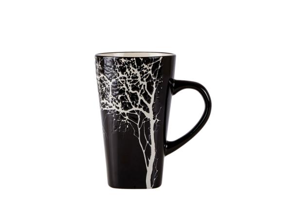 BITZ Villa Collection Hela Mug Dia. 9 x 15 cm 0.5 liter Black