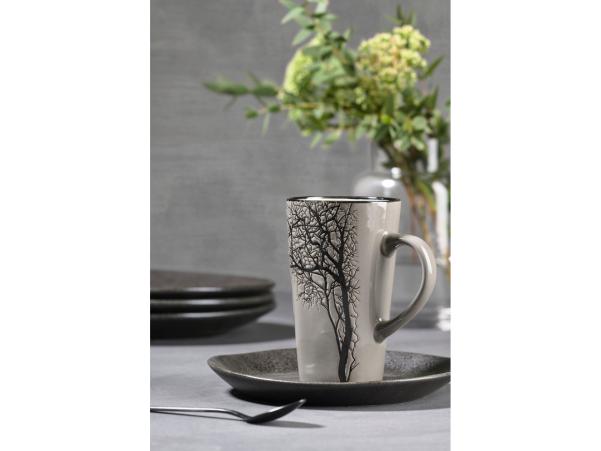 BITZ Villa Collection Hela Mug Dia. 9 X 15 Cm 0.5 Liter Brown