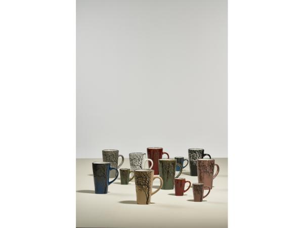 BITZ Villa Collection Hela Mug Dia. 9 X 15 Cm 0.5 Liter Amber