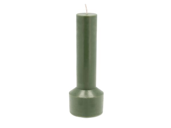 BITZ Villa Collection Hvils Pillar candle Dia 7 x 20 cm Dark Green