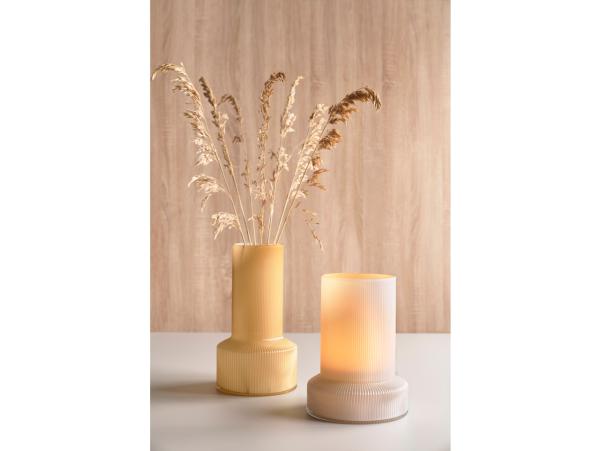 BITZ Villa Collection Hvils Vase Dia 21 X 29 Cm White