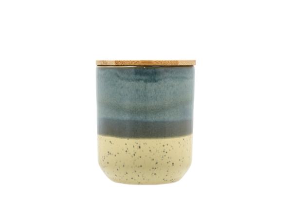 BITZ Villa Collection Iris Cactus Blossom Fragrance candle Dia 8 x 9.5 cm Yellow brown