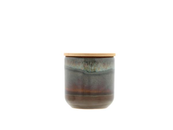 BITZ Villa Collection Iris Citrus and Wood Fragrance candle Dia 7 x 7.3 cm Brown/Green