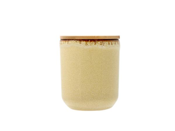 BITZ Villa Collection Iris Cucumber Blossom Fragrance candle Dia 8 x 9.5 cm Yellow