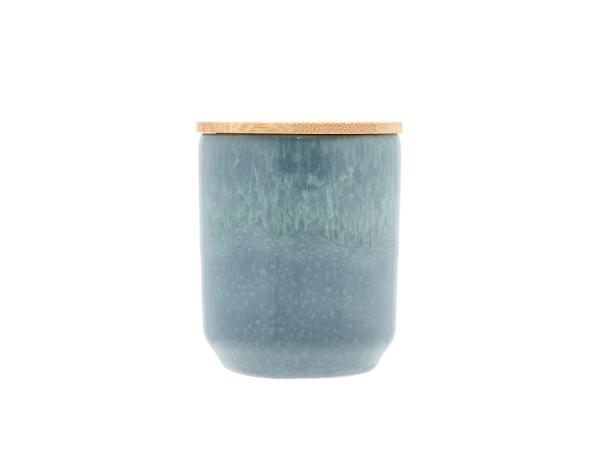 BITZ Villa Collection Iris Herbal Notes Fragrance candle Dia 8 x 9.5 cm Dark blue