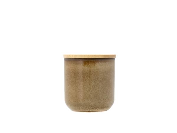 BITZ Villa Collection Iris Peachy Apricot Fragrance candle Dia 7 x 7.3 cm Brown