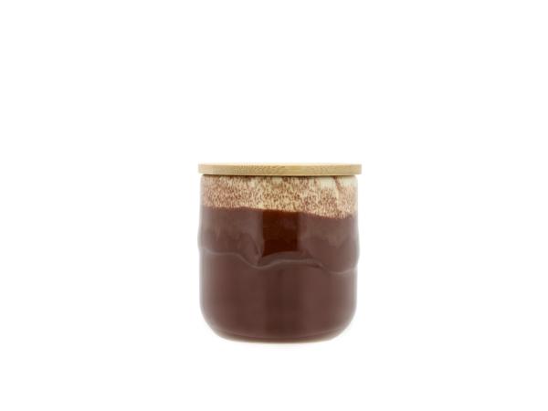 BITZ Villa Collection Iris Woody Eucalyptus Fragrance candle Dia 7 x 7.3 cm Brown/Cream