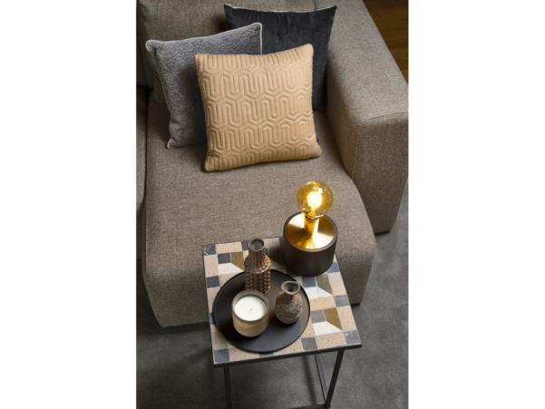 BITZ Villa Collection Karv Side Table 38 X 38 X 54 Cm Black
