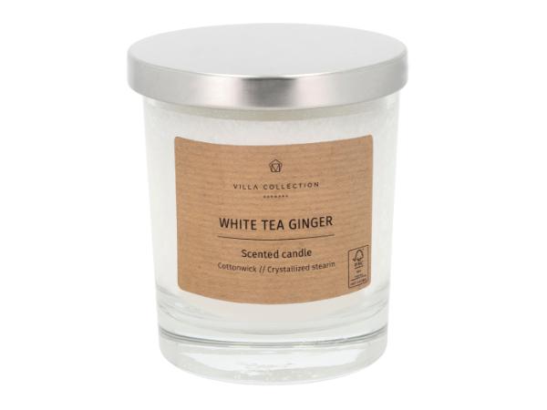 BITZ Villa Collection Kras Fragrance candle Dia 8.5 x 10 cm White