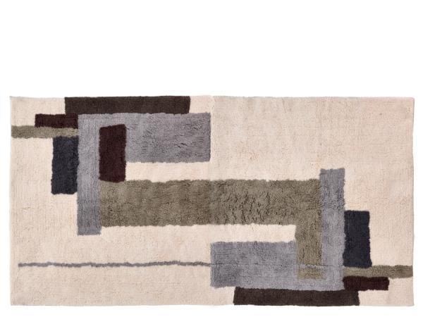 BITZ Villa Collection Laerk Rug 200 x 300 cm Grey/Offwhite