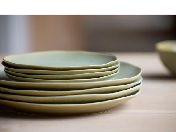 BITZ Villa Collection Shoku Bowl Dia 12.5 X 5.5 Cm Pure Green