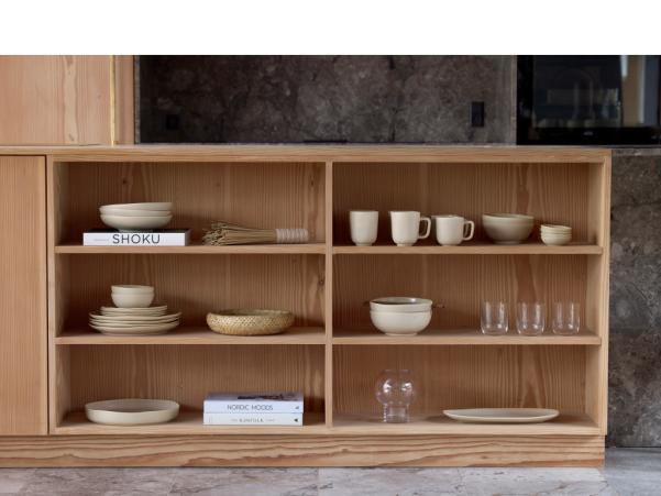 BITZ Villa Collection Shoku Bowl Dia 15 X 6.5 Cm Soft Beige