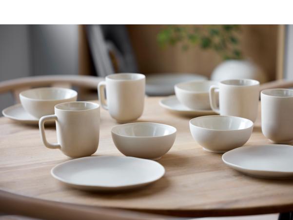 BITZ Villa Collection Shoku Brunch Set 12 Parts Soft Beige