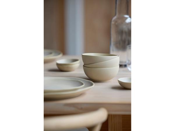 BITZ Villa Collection Shoku Dinner Plate Dia 27 Cm Soft Beige