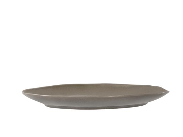 BITZ Villa Collection Shoku Dinner Plate Dia 27 Cm Warm Brown