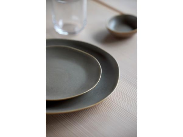 BITZ Villa Collection Shoku Dinner Plate Dia 27 Cm Warm Brown