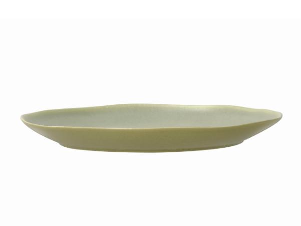 BITZ Villa Collection Shoku Lunch Plate Dia 20 Cm Pure Green