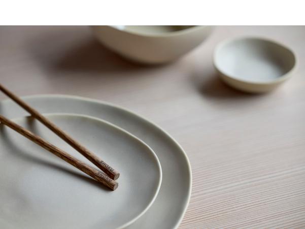 BITZ Villa Collection Shoku Lunch Plate Dia 20 Cm Soft Beige