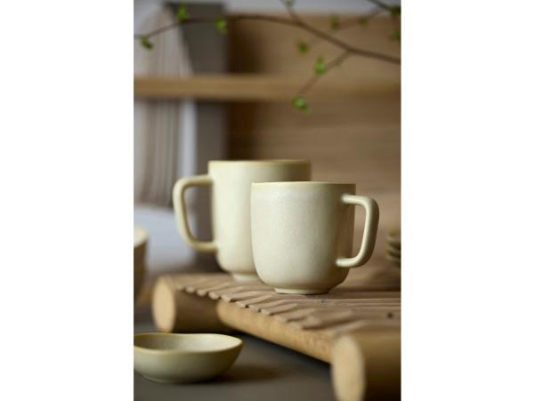 BITZ Villa Collection Shoku Mug Dia 8 X 8.5 Cm 23 Cl Soft Beige