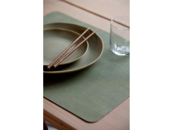 BITZ Villa Collection Shoku Placemat 46 X 35 Cm 4 Pcs Pure Green