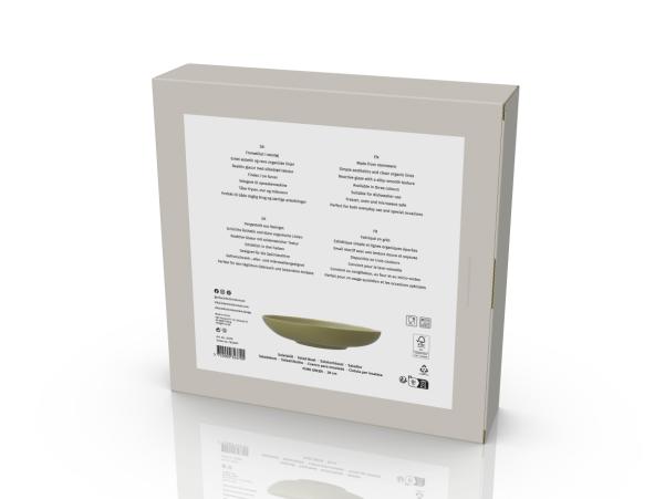 BITZ Villa Collection Shoku Salad Bowl Dia 28 X 6 Cm Pure Green