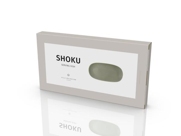 BITZ Villa Collection Shoku Serving Dish 34 X 18 X 2.5 Cm Pure Green