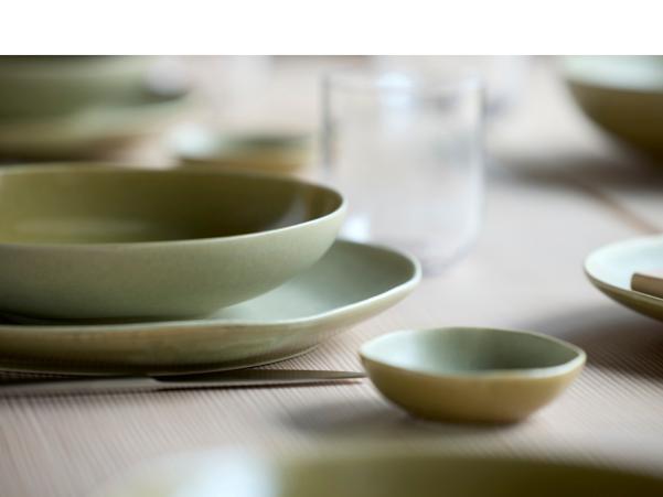BITZ Villa Collection Shoku Soy Sauce Bowl Dia 9 X 2.7 Cm Pure Green