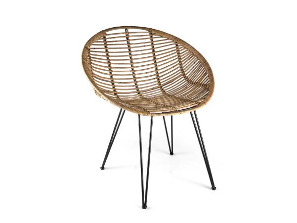 BITZ Villa Collection Soe Chair 69 X 64 X 77 Cm Nature