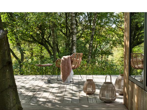 BITZ Villa Collection Sokna Stool 53 X 33 X 47 Cm Nature