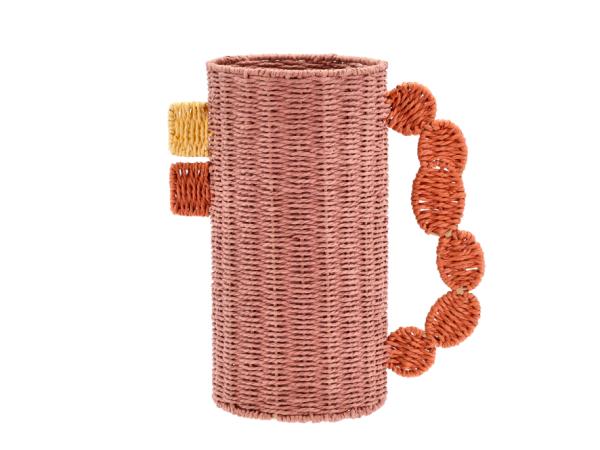 BITZ Villa Collection Styles Decoration vase Dia 18 x 35 cm Dark Rose