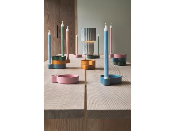 BITZ Villa Collection Styles Lamp Dia 25 X 44 Cm Blue