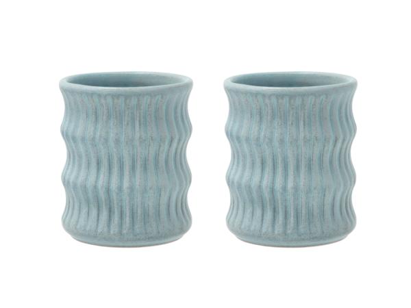 BITZ Villa Collection Styles Mug Dia 8 x 9.5 cm 0.3 liter 2 pcs Blue