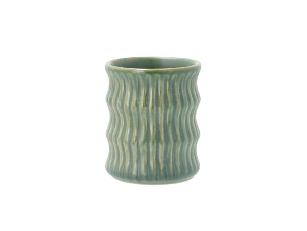 BITZ Villa Collection Styles Mug Dia 8 X 9.5 Cm 0.3 Liter 2 Pcs Green