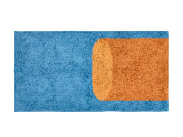 BITZ Villa Collection Styles Rug 70 X 140 Cm Blue/Amber