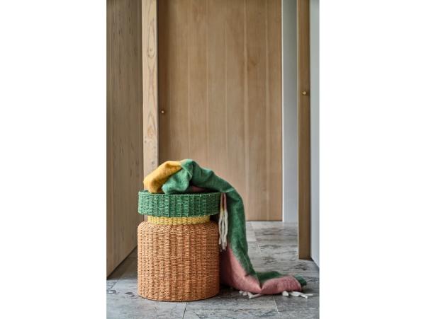 BITZ Villa Collection Styles Side Table Dia 40 X 50 Cm Amber/Green