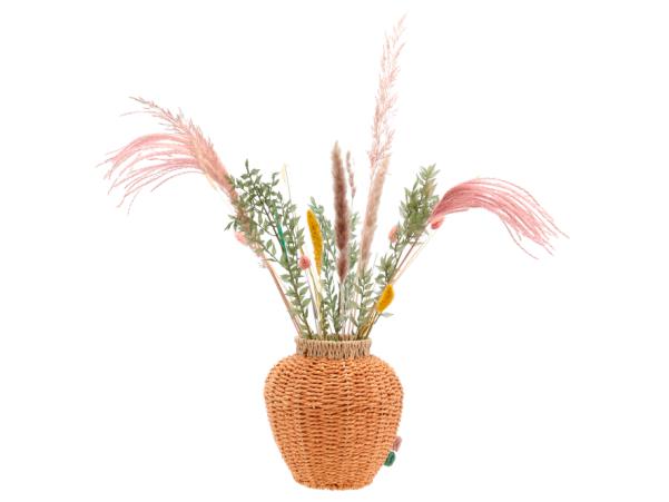 BITZ Villa Collection Styles Vase Dia 21 X 21 Cm Amber