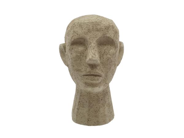 BITZ Villa Collection Talvik Figure Head 18.5 x 19.5 x 30 cm Light olive green