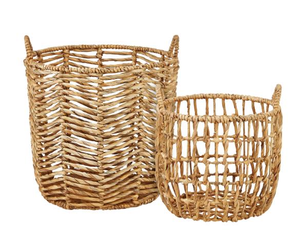 BITZ Villa Collection Toerv Basket set Dia. 42 x 45 cm Nature
